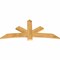 Ekena Millwork Alberta Rough Sawn Timber Gable Bracket, Western Red Cedar, 72"W x 33"H x 2"D x 6"F, 11/12 Pitch GBW072X33X0206ALB00RWR - alternate 4